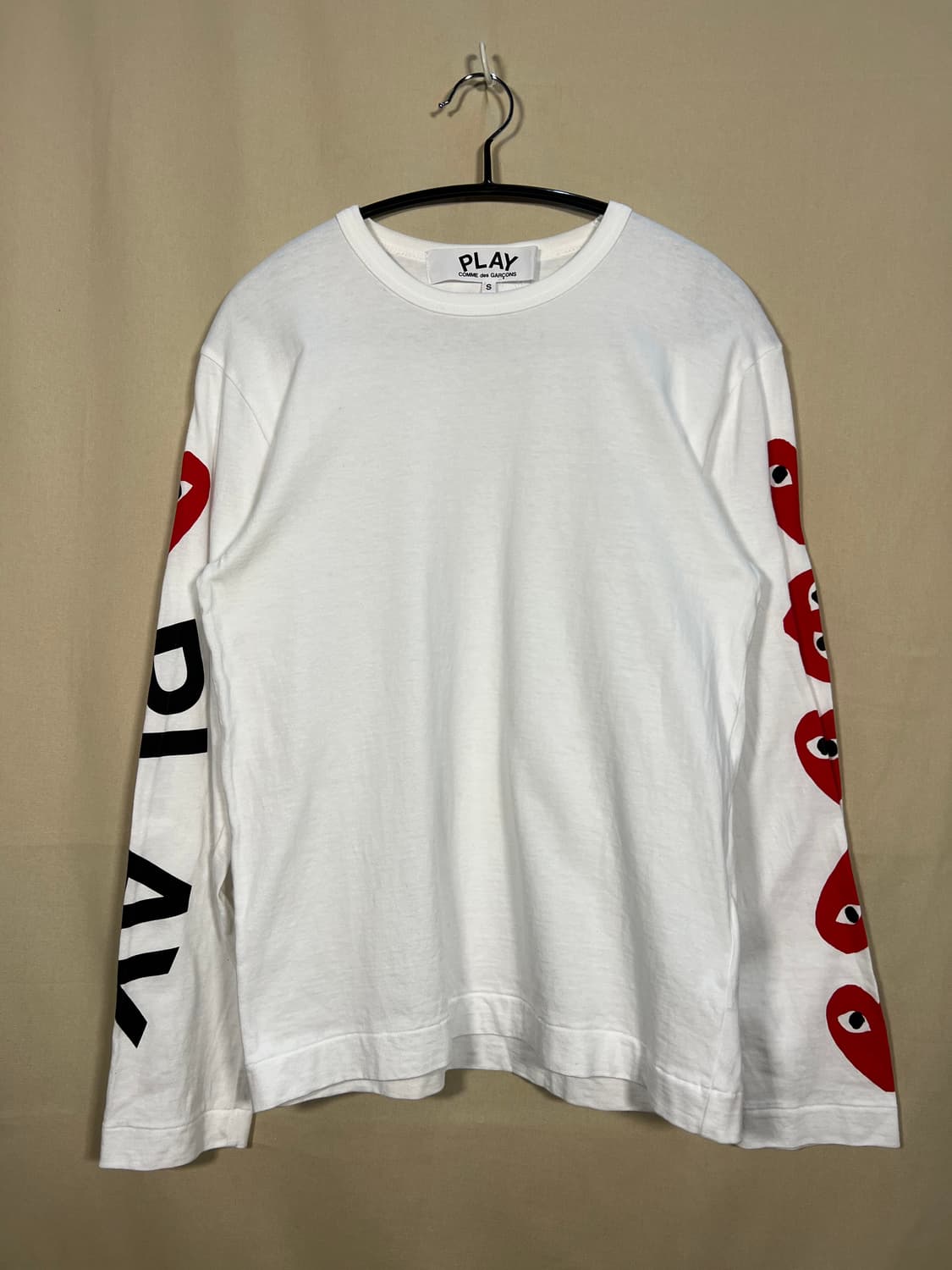 꼼데가르송 플레이 로고 롱슬리브 처분  상품이미지1