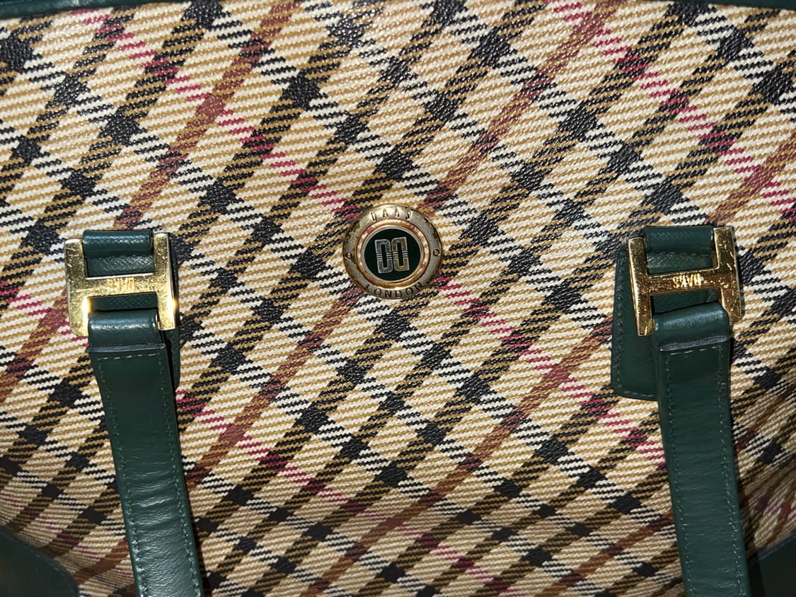 닥스 그린 체크 숄더백 상품이미지4