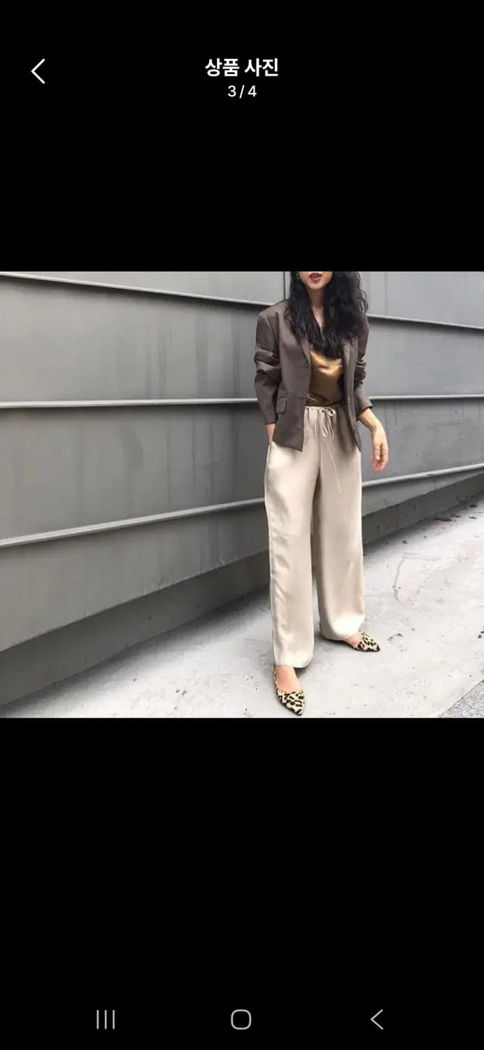 (마지막특가) 마뗑킴 호피 플랫슈즈 235 상품이미지3