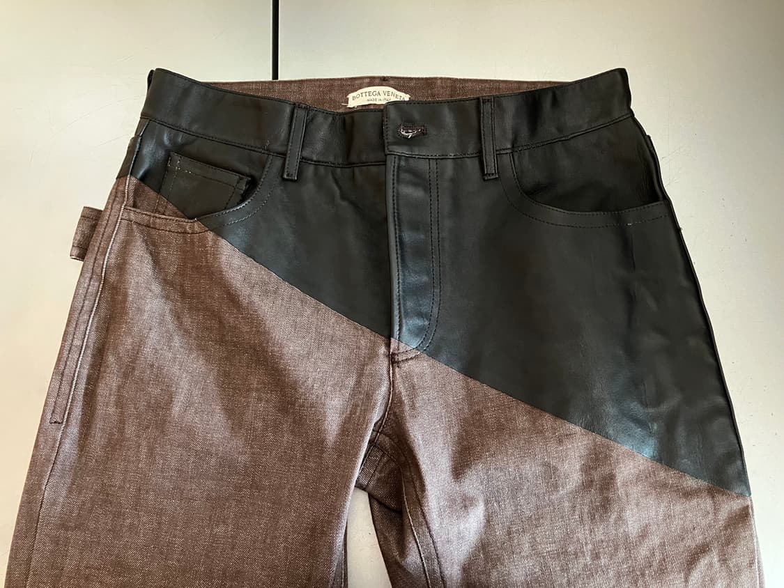 보테가 베네타 레더 믹스 진 상품이미지4