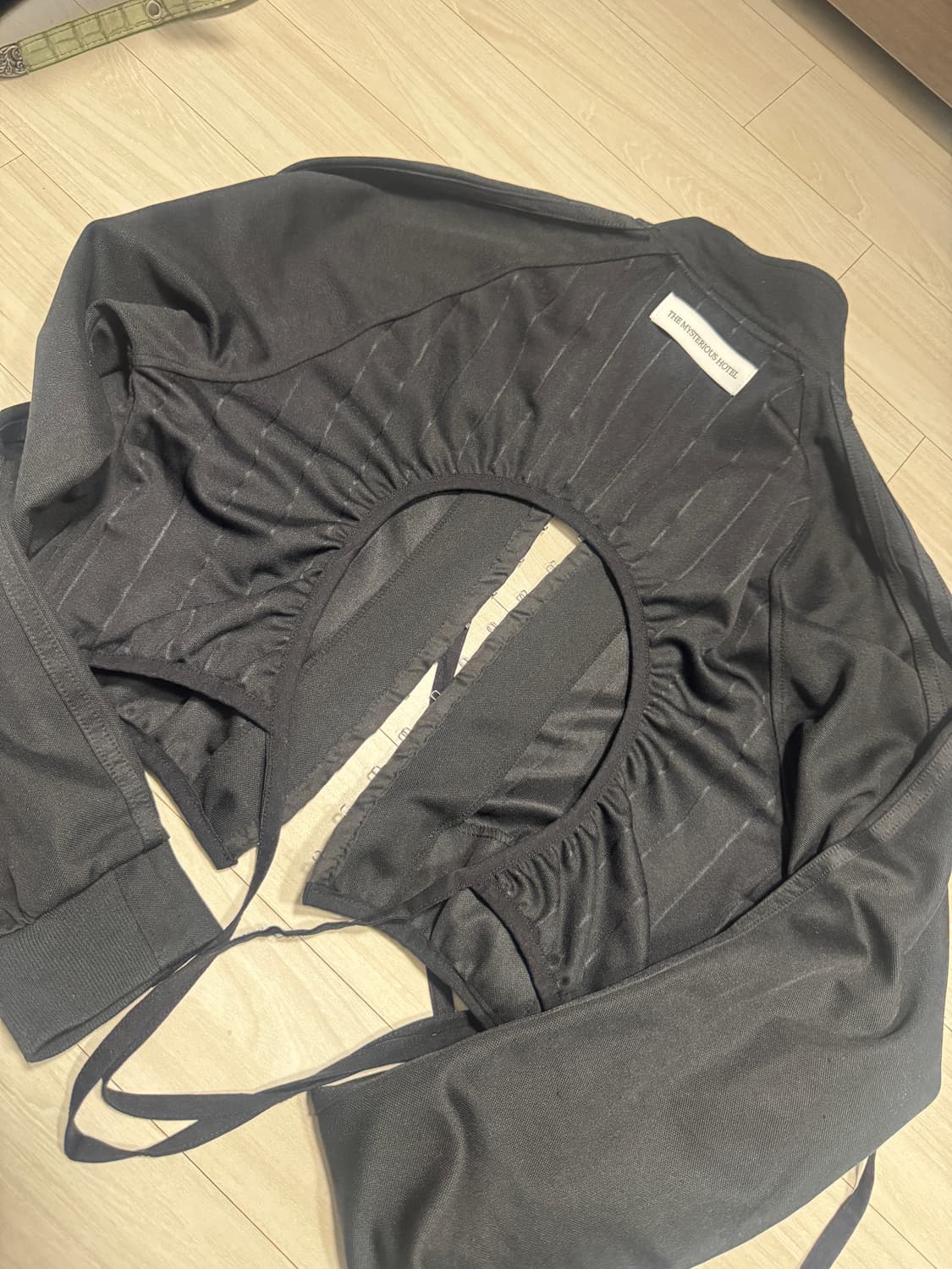 더미스테리어스호텔 아디다스블랙 트랙탑 빈티지 커스텀 상품이미지2