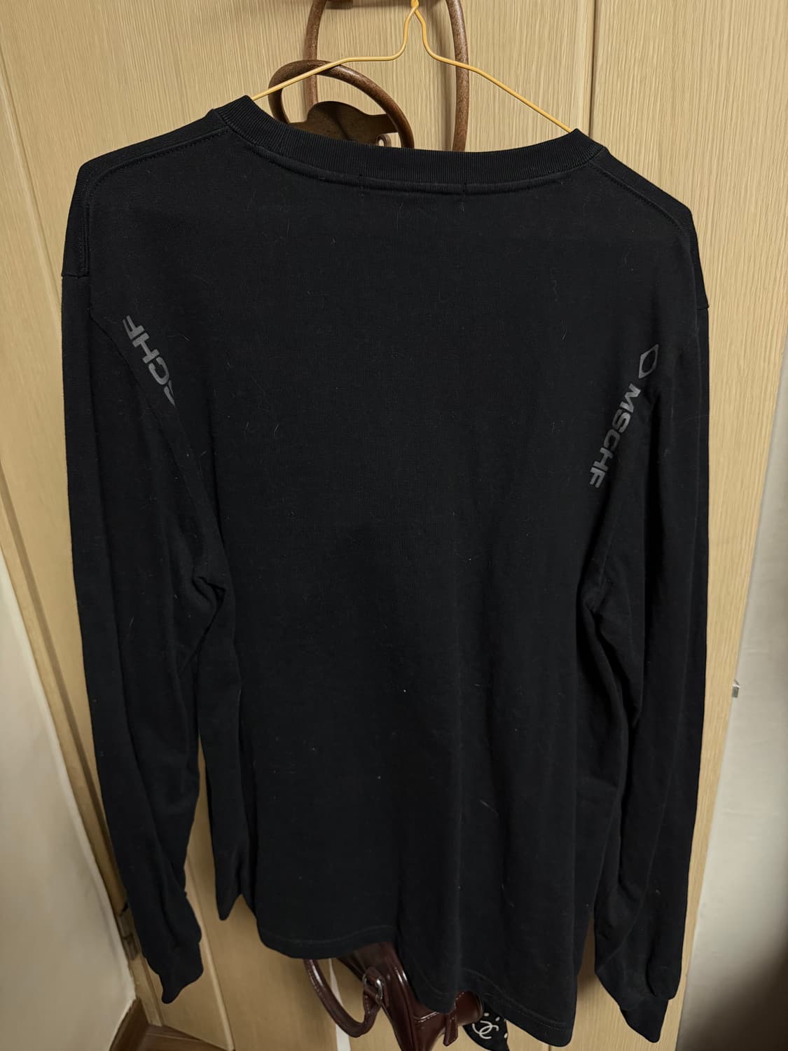 미스치프 롬버스 롱슬리브 블랙 상품이미지3