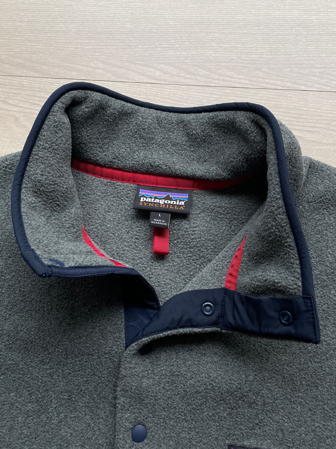 파타고니아 신칠라 니켈 네이비 그레이 플리스 patagonia 상품이미지3