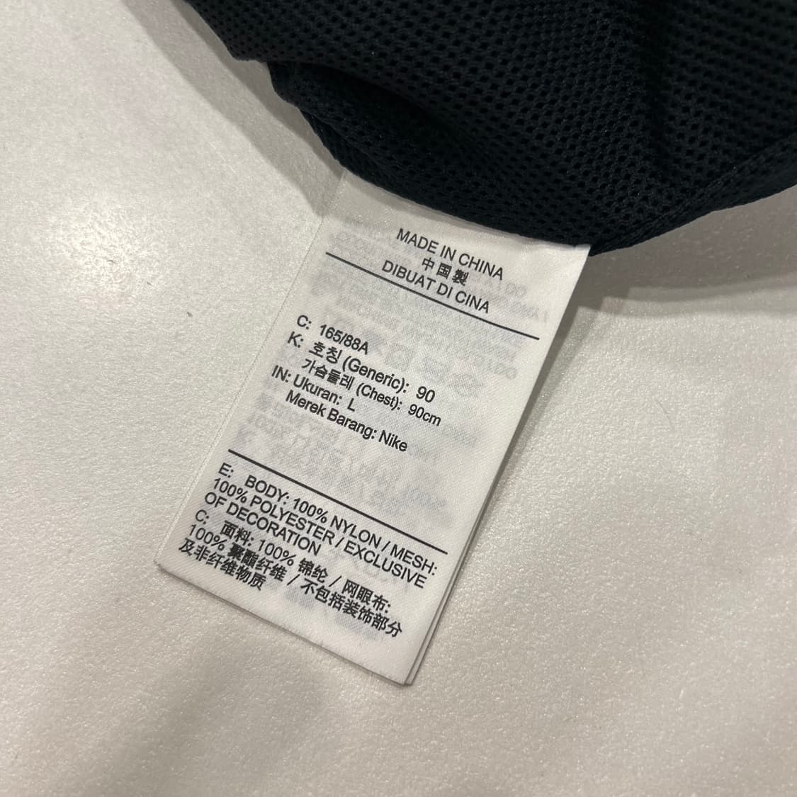 [L] 나이키 우먼 빅스우시 블랙 바람막이 자켓 A634 상품이미지8