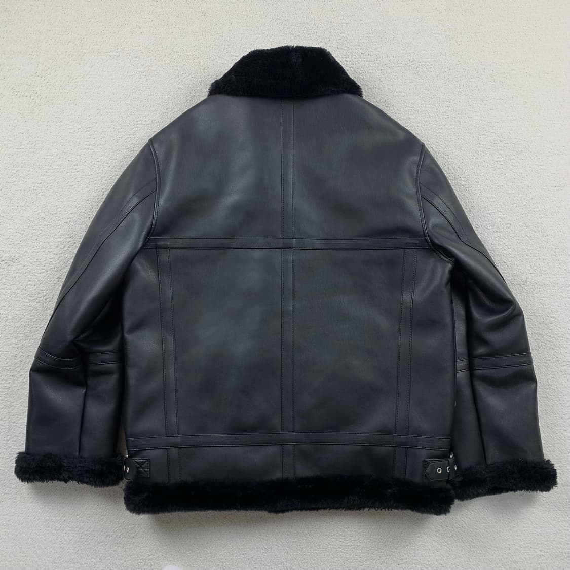 도프제이슨 솔리드 무톤 무스탕 자켓  상품이미지6