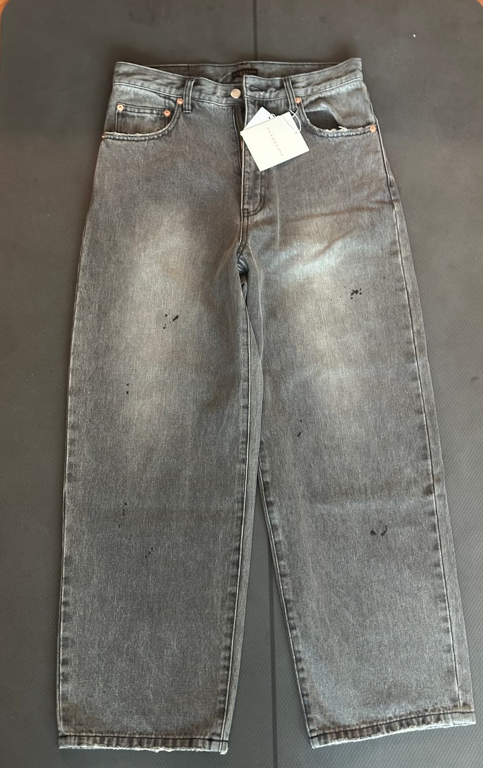 플래그스터프 페이드 배기 데님 팬츠 BLACK - 25SS 상품이미지3