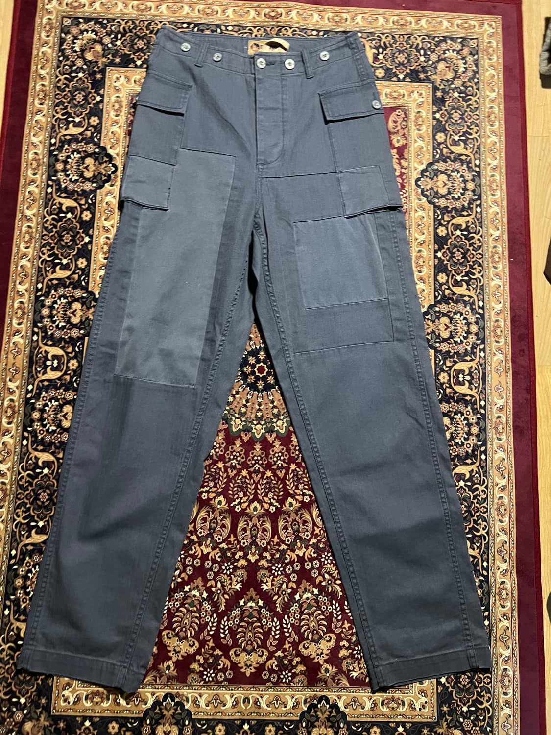 Nigel Cabourn LYBRO 패치워크 팬츠 30 상품이미지1