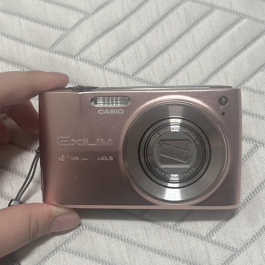 작례,민트급) 카시오 엑슬림 z400 핑크 디지털 카메라 디카 상품이미지1