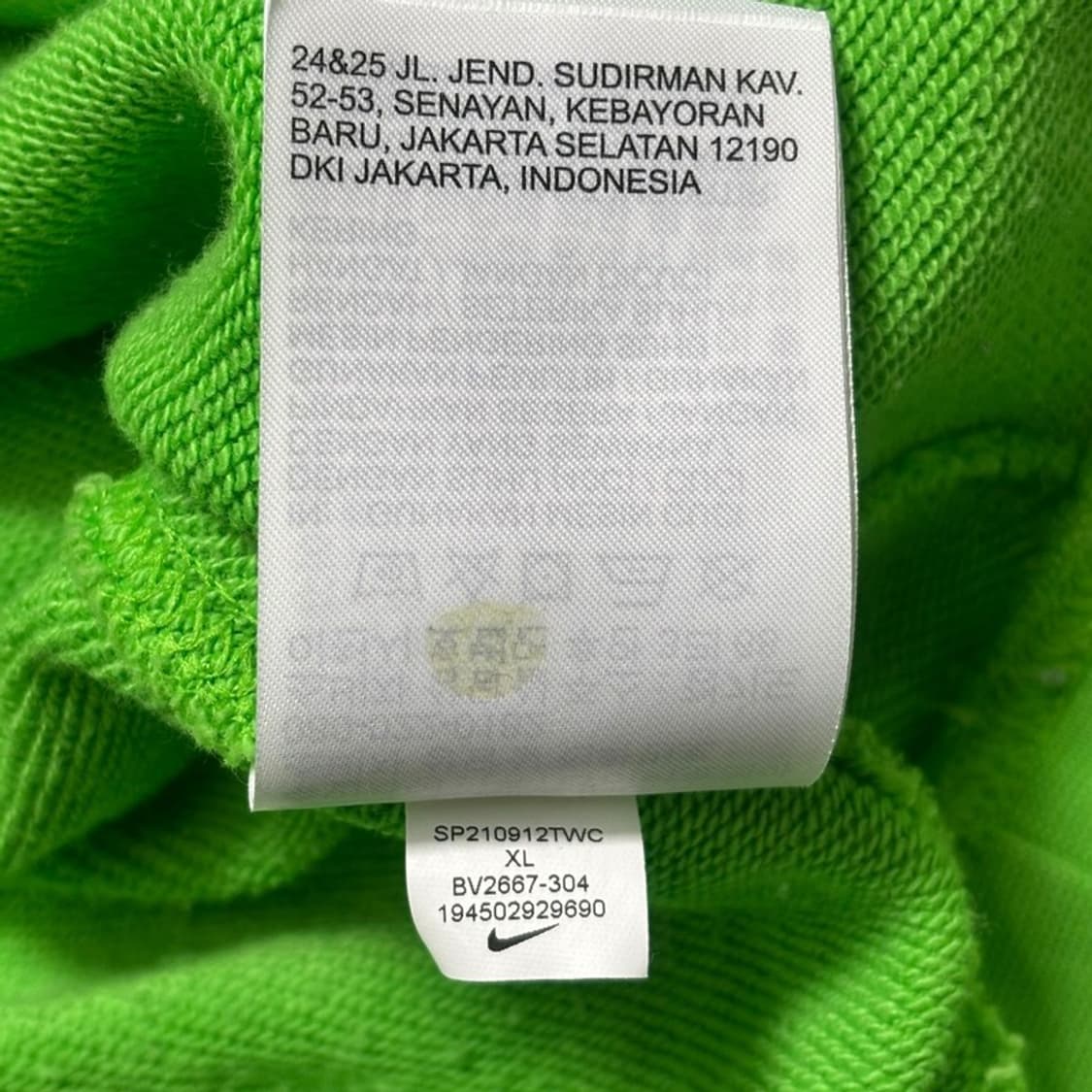 NIKE 맨투맨 그린 XL 상품이미지8