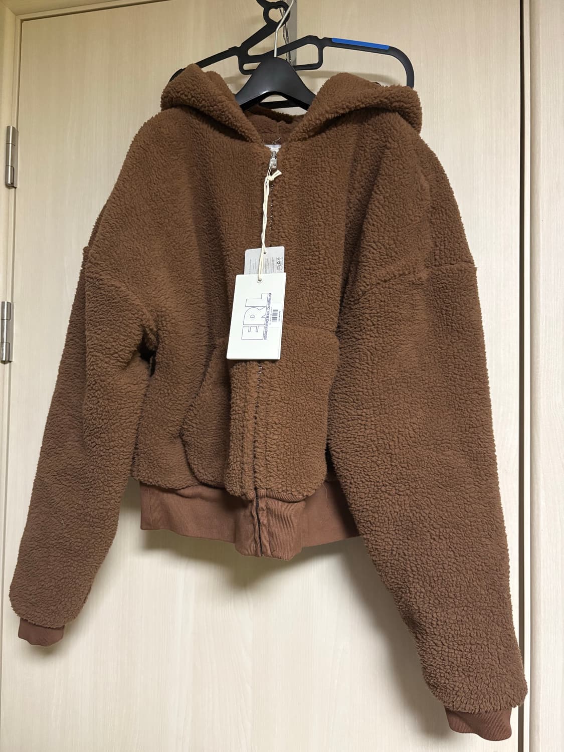 M) erl 테리 플리스 집업후드 상품이미지2