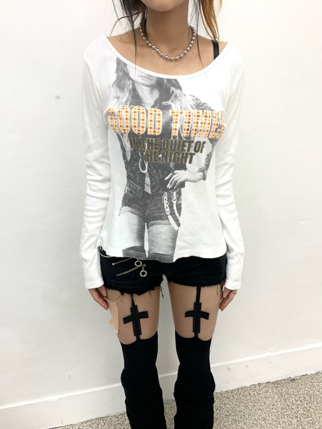 Joky gal y2k slim fit long sleeve  상품이미지1