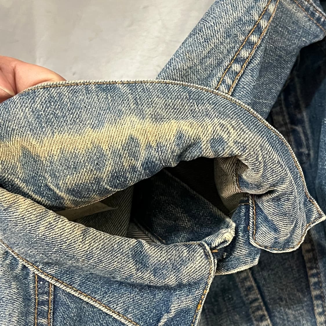  70s 리바이스 오렌지탭 빅E 데님 트러커 자켓 y15917 상품이미지6