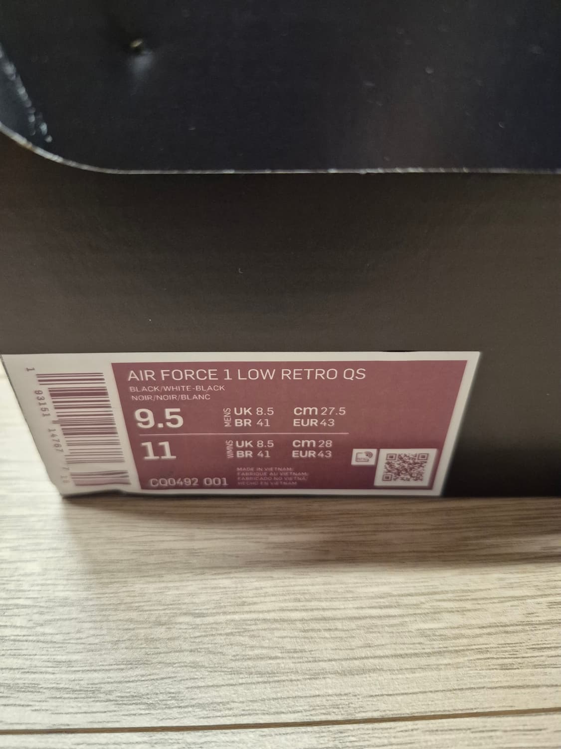 나이키 에어포스1 피마원  파라노이즈 커스텀 상품이미지7