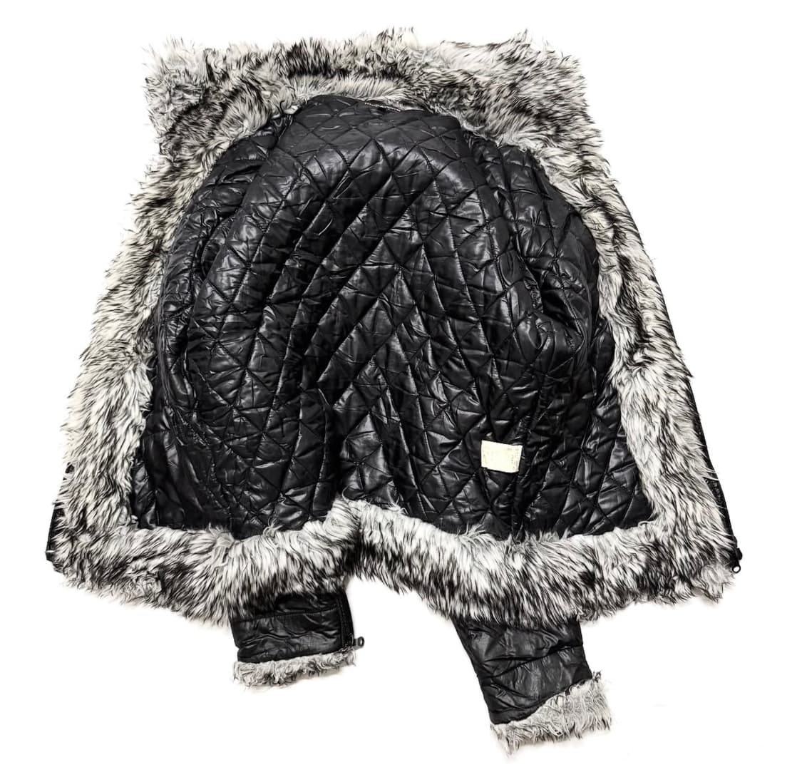 Hideaways - 퍼 패디드 하이넥 자켓 상품이미지4