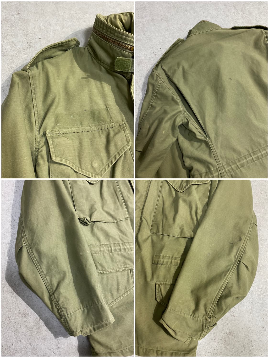[US XS] 70s U.S.ARMY 미군 오리지널 M65 필드자켓 상품이미지10