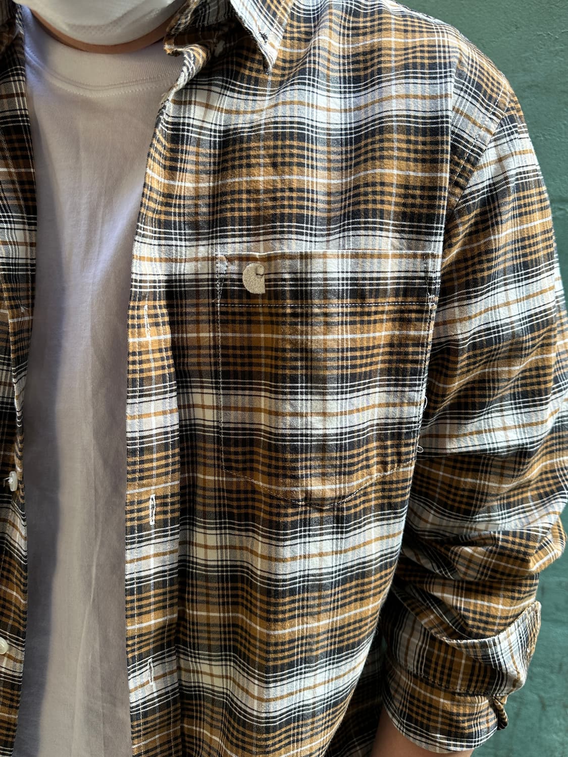 칼하트 체크 셔츠 L 상품이미지4