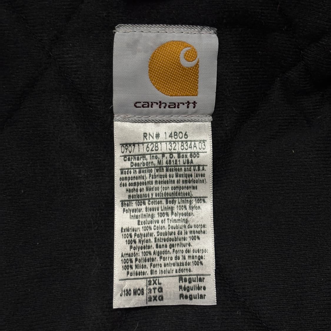 빈티지 칼하트 J130 액티브 자켓 MOS 상품이미지4