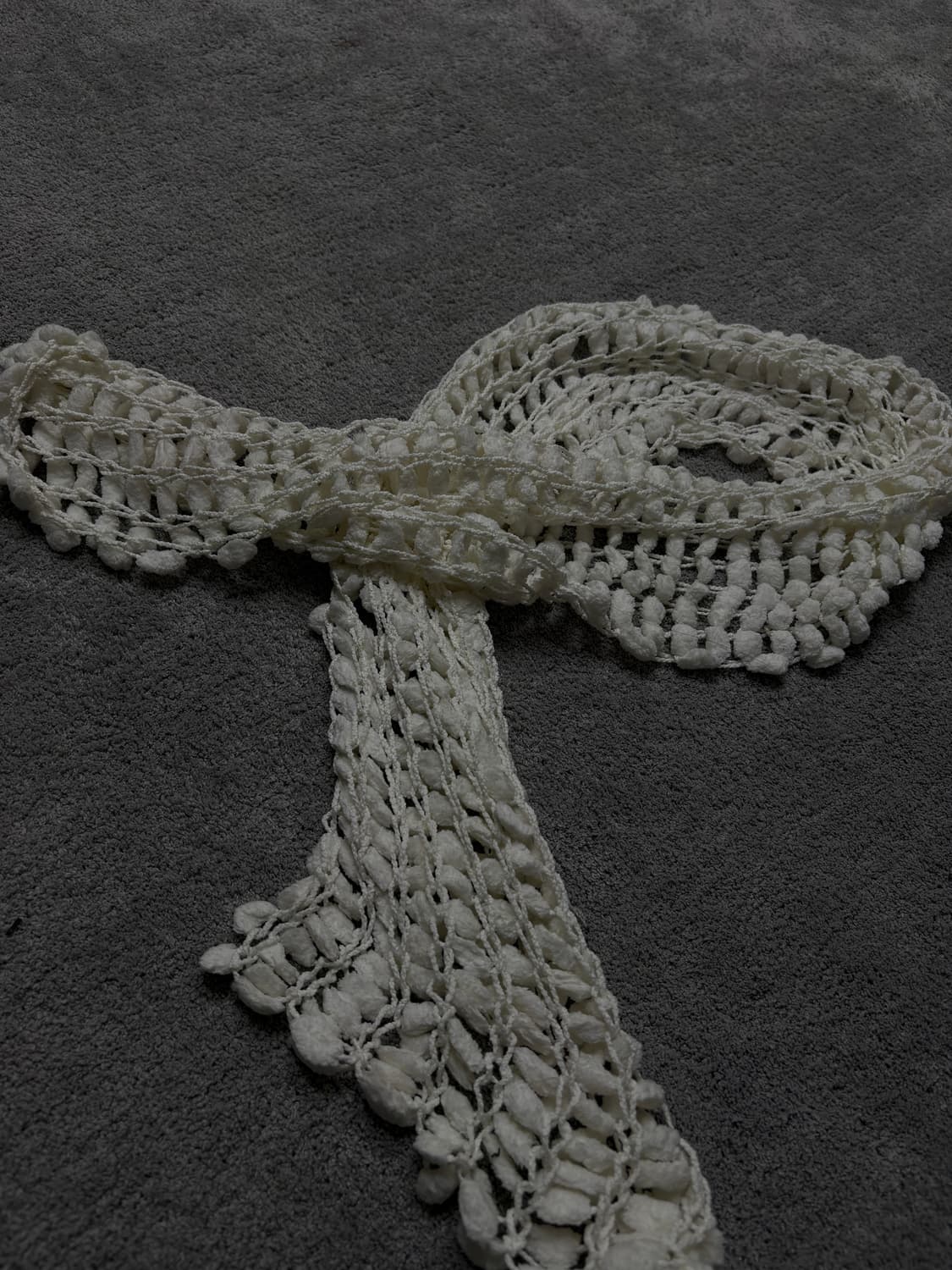 Vintage grunge punk mood fishnet muffler 상품이미지2