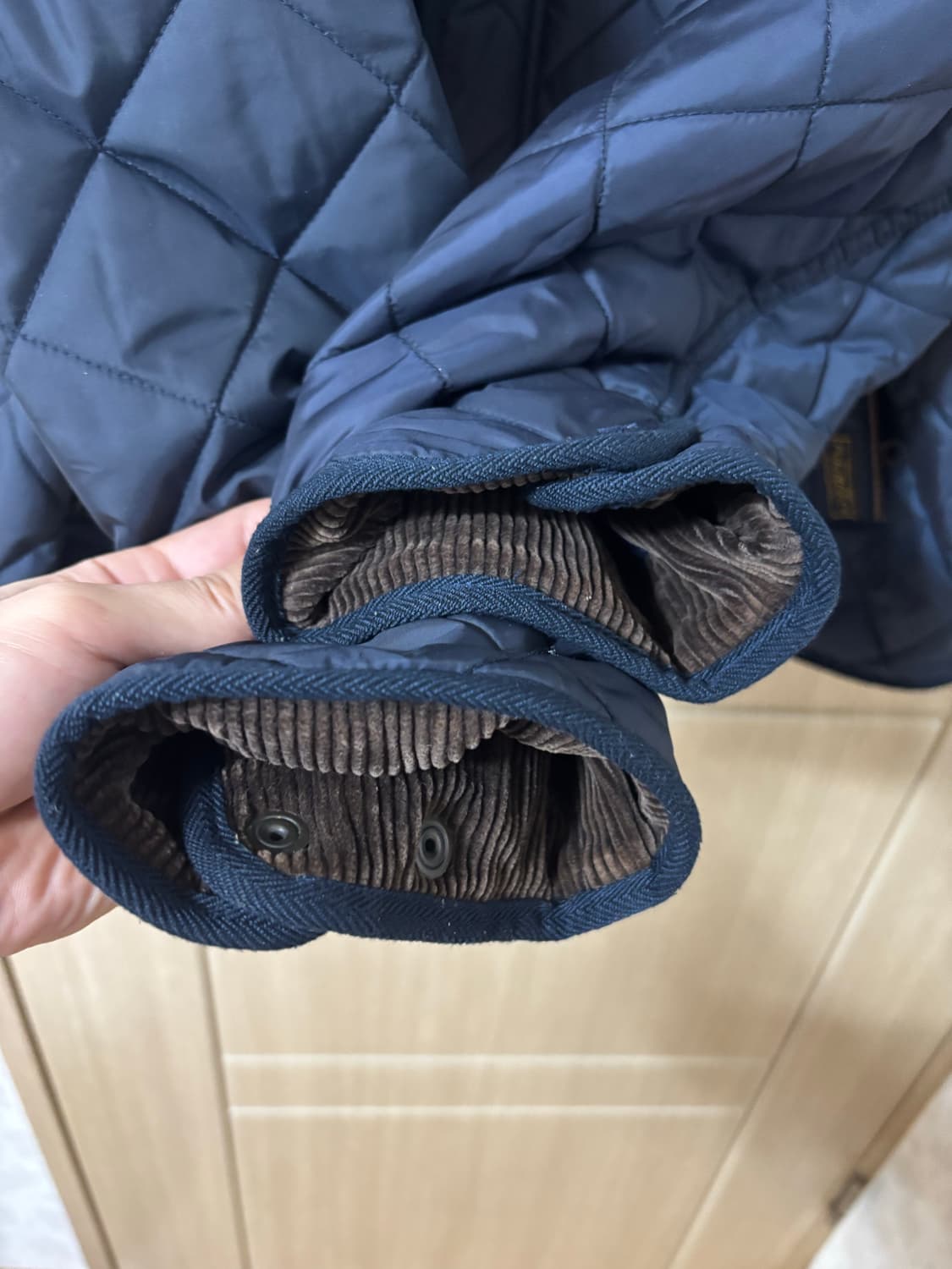 폴로 랄프로렌 네이비 퀼팅 자켓 XXL 상품이미지8