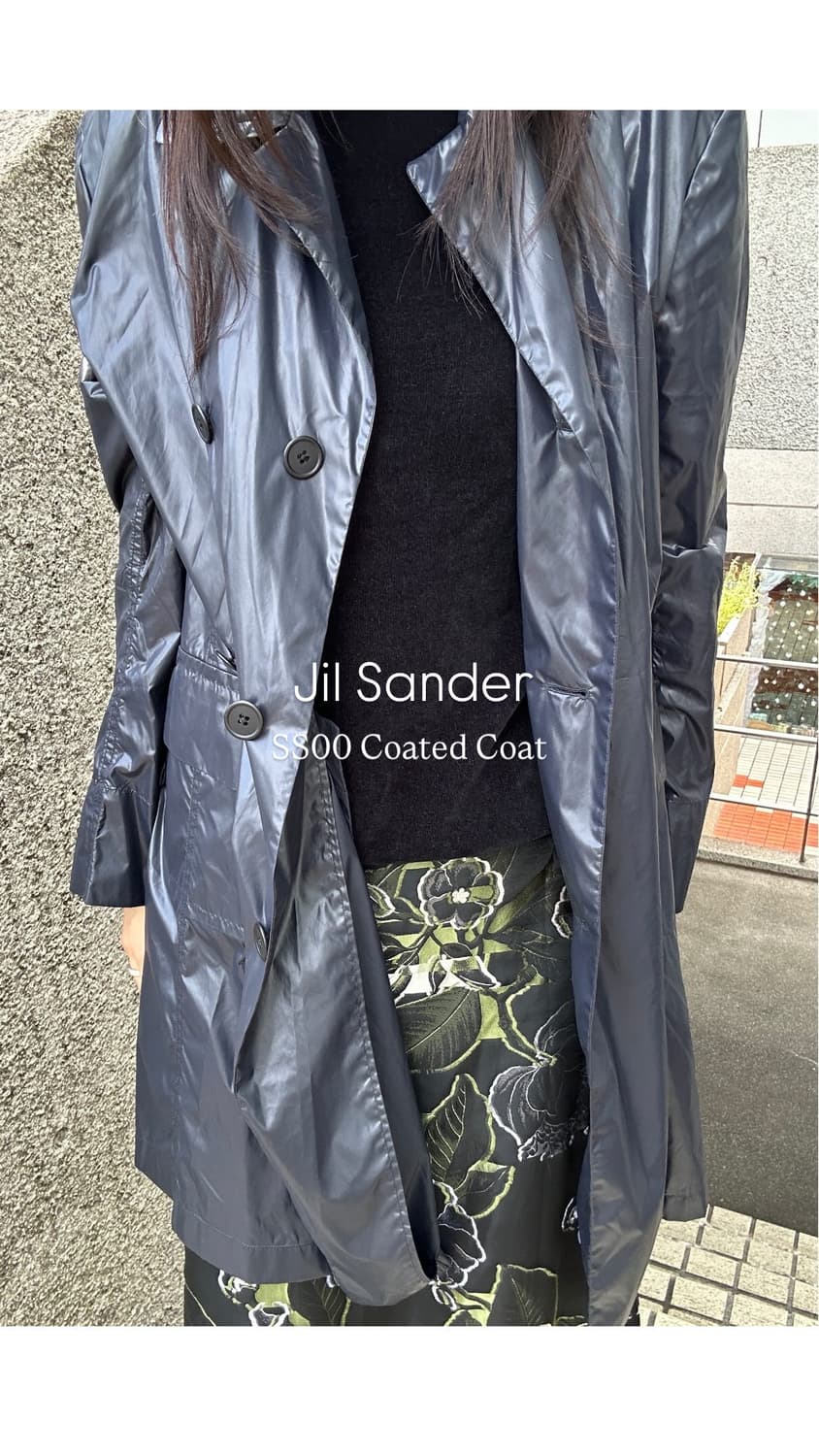 SS00 Jil Sander Coated Coat 상품이미지1