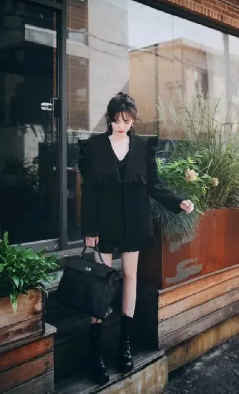 밀크코코아코트빅카라프릴자켓세라세일러박시아방루즈핏빈티지레이스긱시크히메갸루 상품이미지2