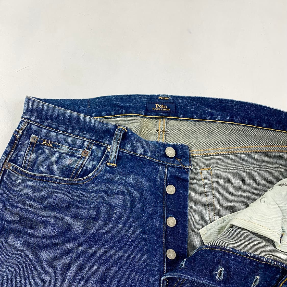 폴로 바릭 페인트 스플래터 디테일 데님 진 (34) 상품이미지9