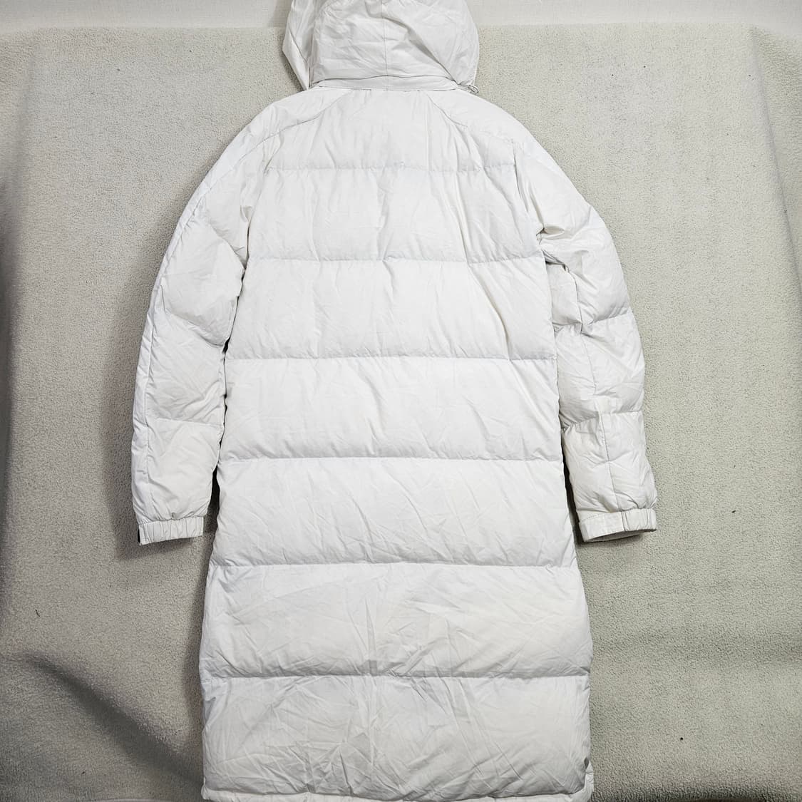 아디다스 삼선 롱패딩 S 화이트 상품이미지2