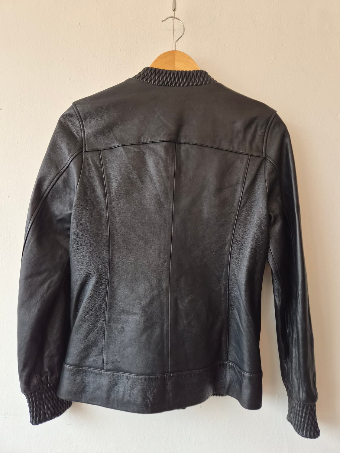 스테파니 여성  블랙양가죽자켓 55사이즈 상품이미지3