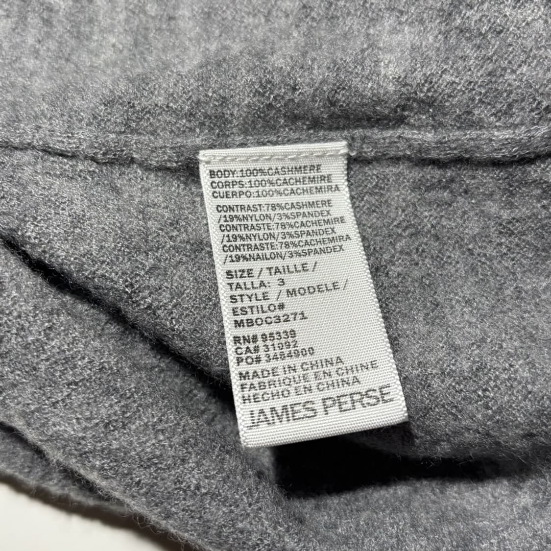 3) 제임스펄스 james perse 캐시미어 니트 상품이미지4