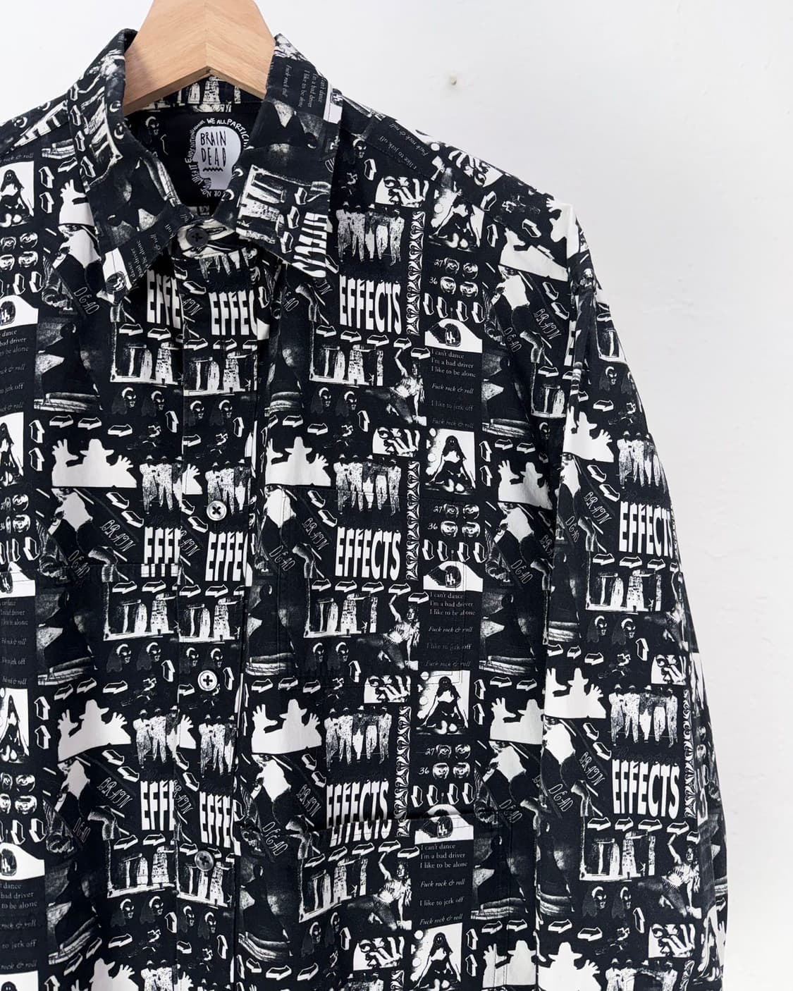 브레인데드 이펙트 디비전 버튼업 포드 셔츠 상품이미지3