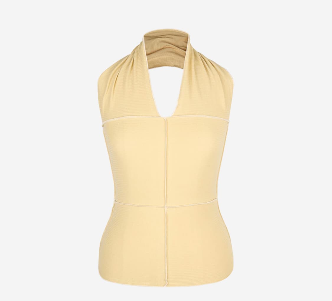 Cinder Halter Top yellow 상품이미지2