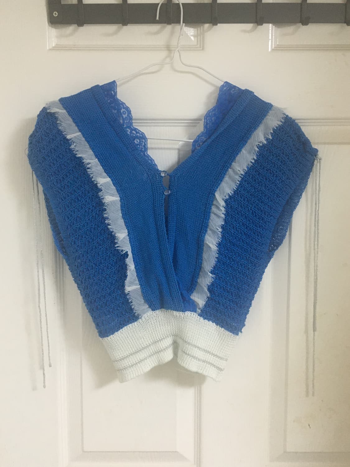 레이어드 프릴 니트 베스트 상품이미지2