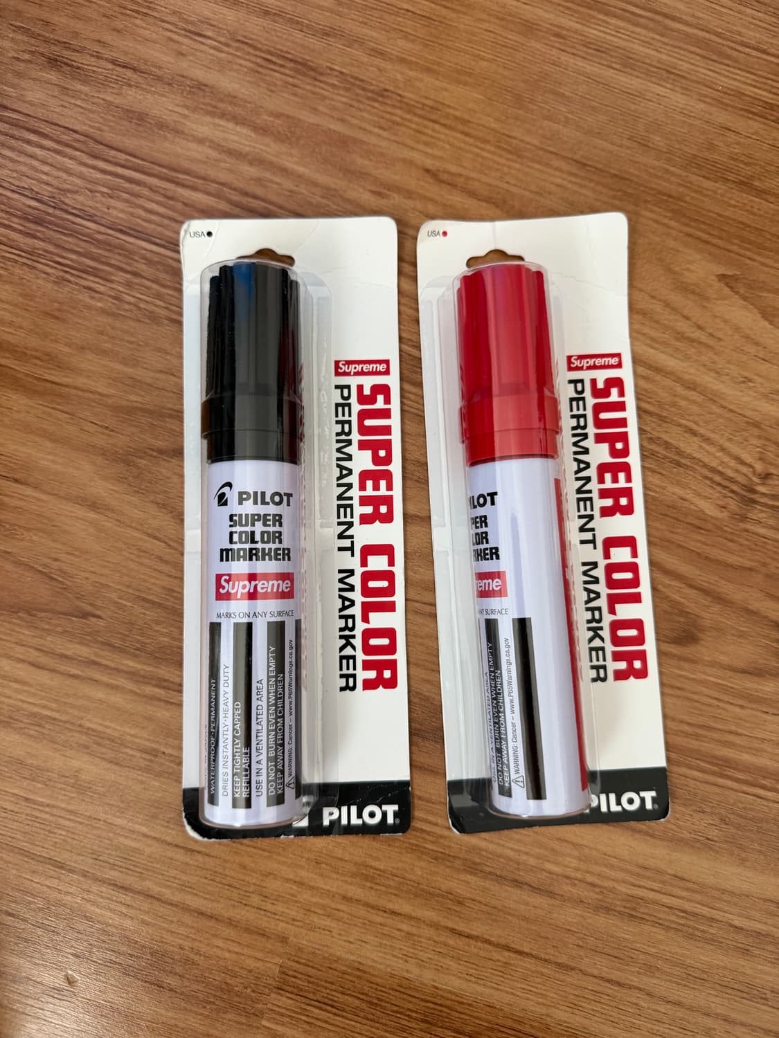 슈프림 파일럿 마커펜 블랙&레드 새상품 상품이미지3