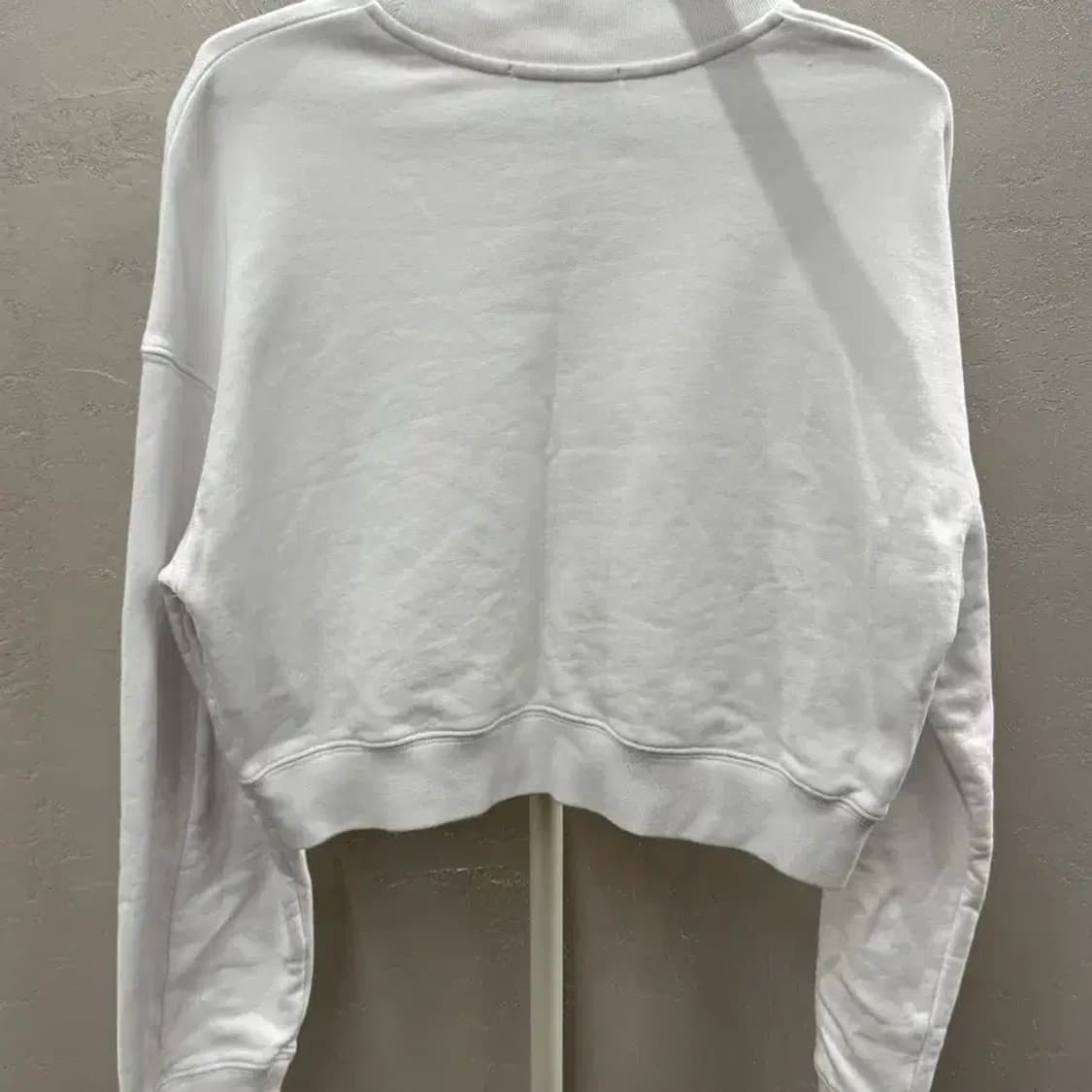 MSGM 화이트 크롭 맨투맨 XS 상품이미지6