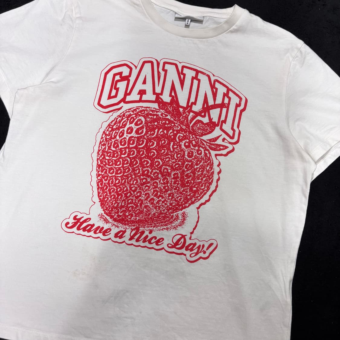 우먼S 가니 GANNI 딸기 반팔티 상품이미지3