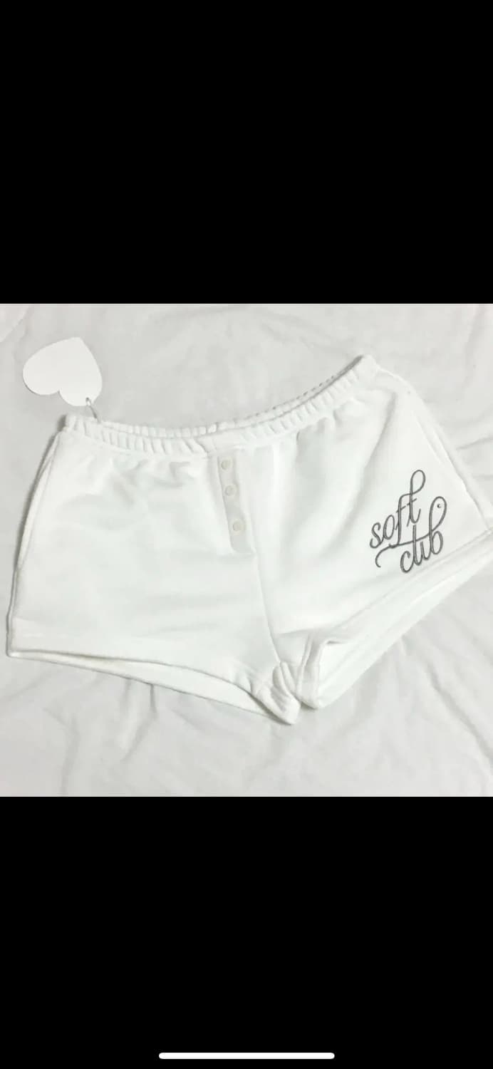 클리시어 에브리 모먼트 쇼츠 화이트 상품이미지2