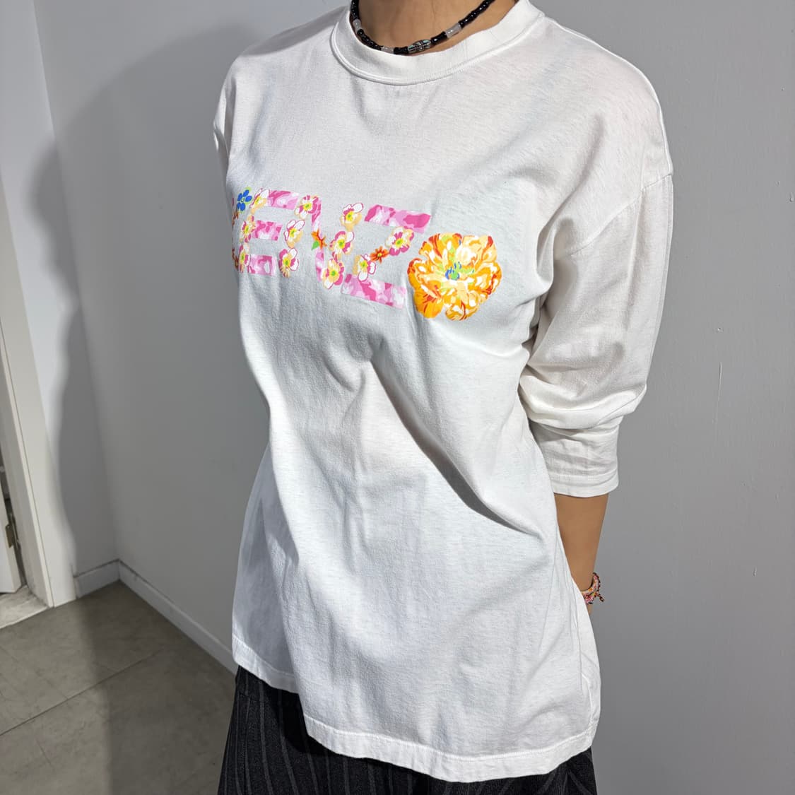 겐조 플라워 프린팅 긴팔티셔츠 상품이미지2