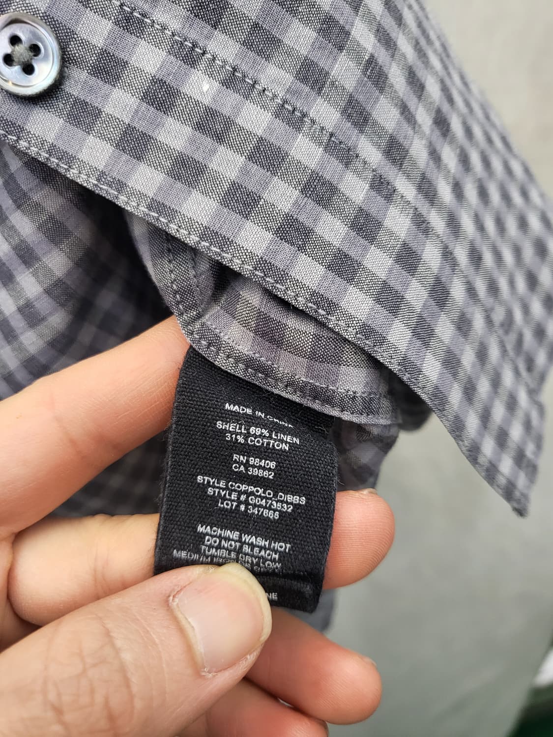 Theory 체크 반팔 셔츠 상품이미지4