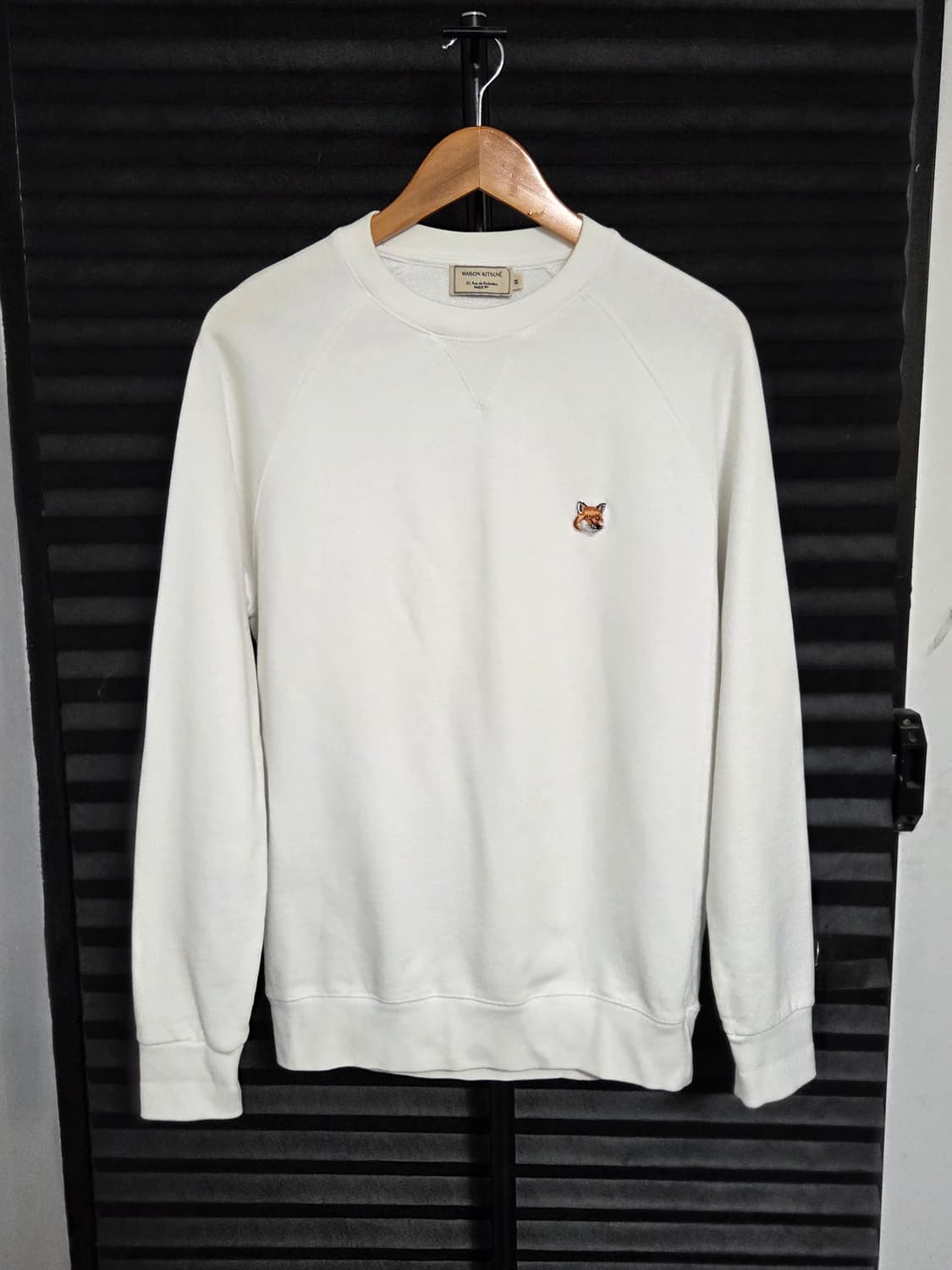 (정품) [메종키츠네] 폭스 헤드 패치 클래식 맨투맨 | 00136 상품이미지1