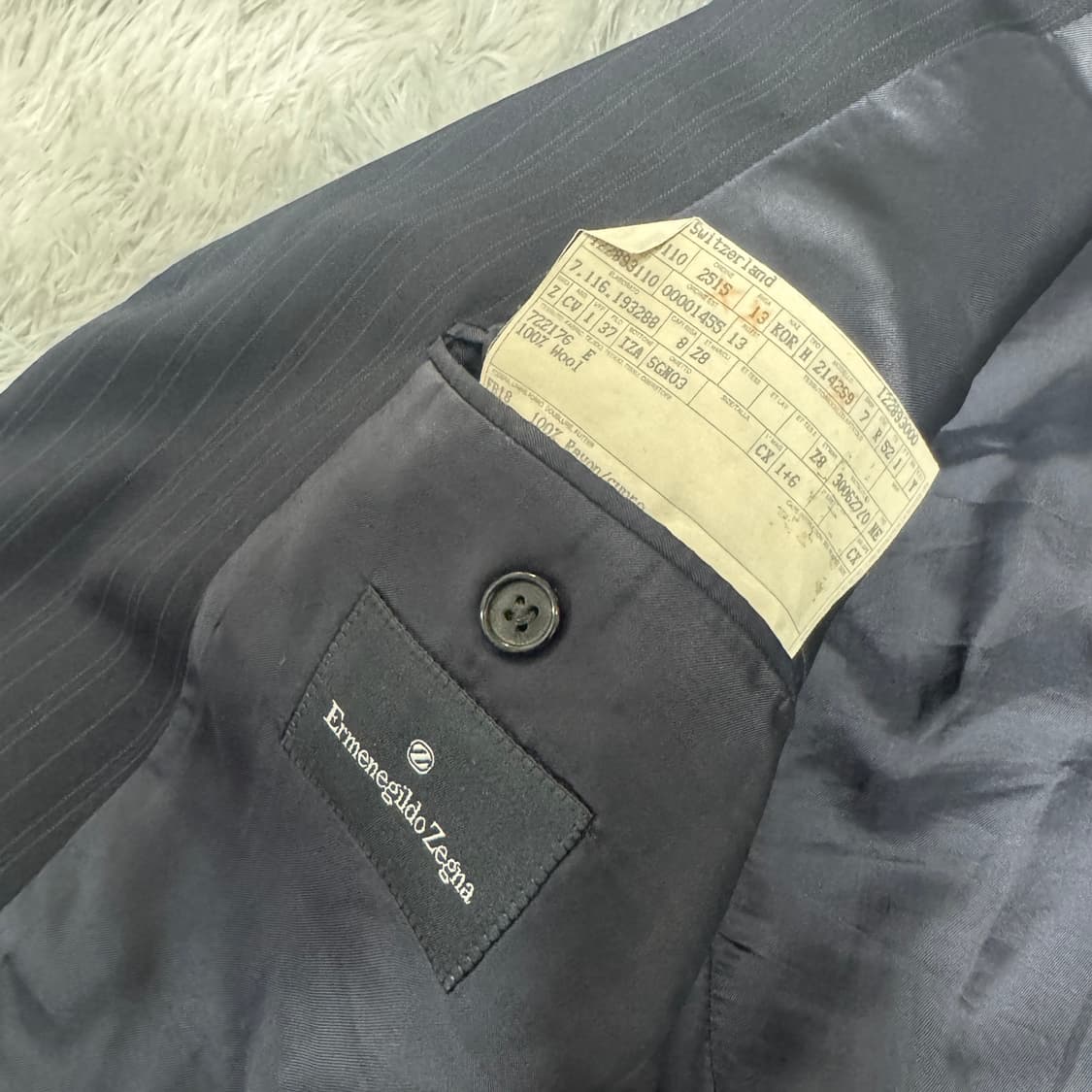 에르메네질도제냐 스트라이프 자켓 XL사이즈 상품이미지3