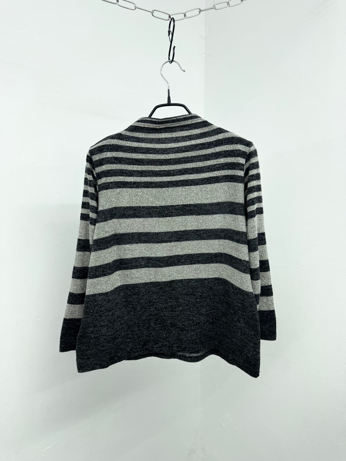 니혼진 너드 스트라이프 절개 탑 상품이미지6