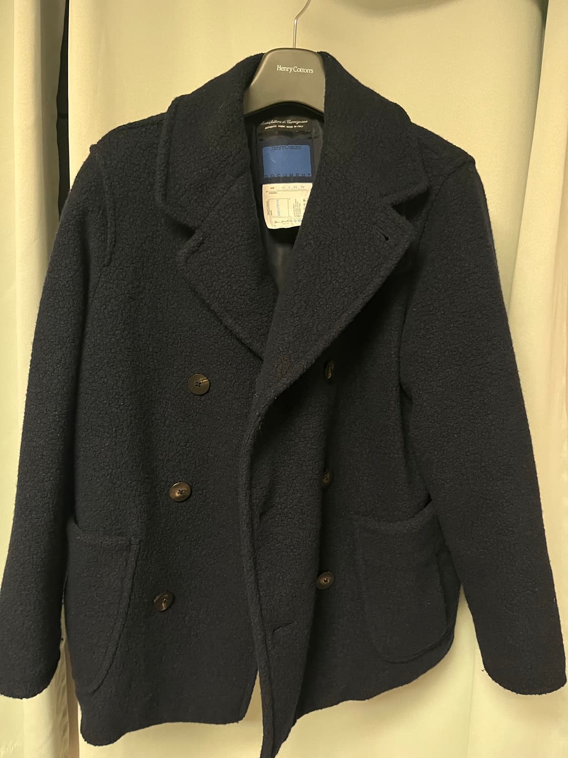 헨리코튼X도큐먼트 P코트 (롯데잠실팝업) 상품이미지6