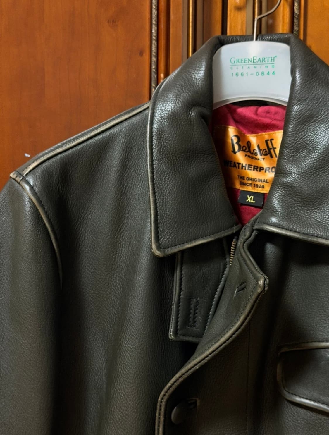 벨스타프 가죽 자켓 XL 사이즈 상품이미지2