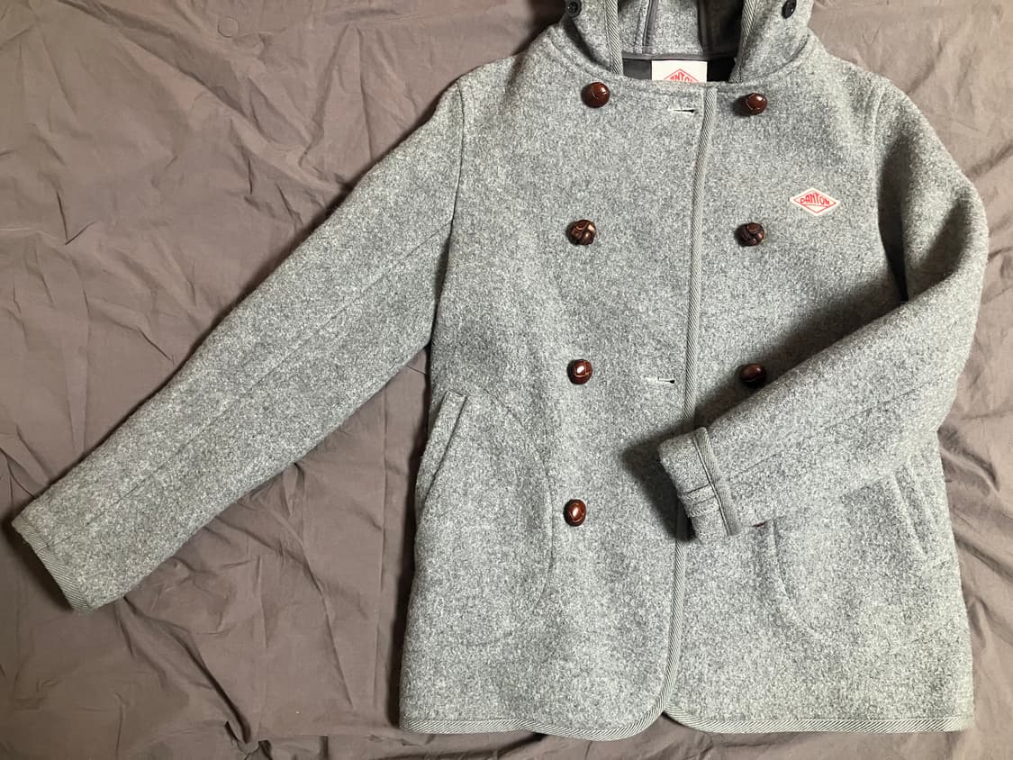 여성 단톤 더블버튼 울 코트 (36) 상품이미지5