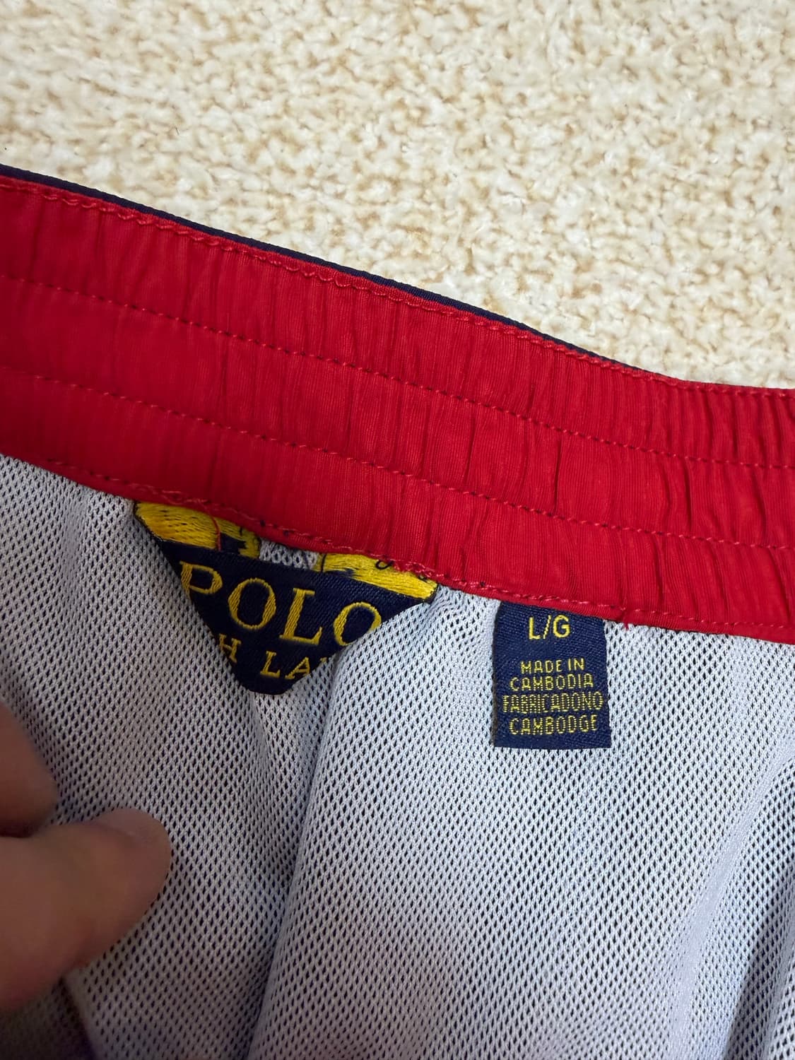 L) 폴로 랄프로렌 빅포니 스윔팬츠 반바지 택달린 새상품 상품이미지5