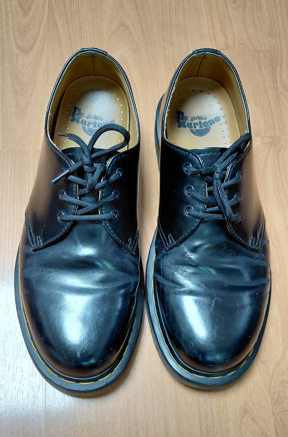 닥터마틴 1461 스무스 블랙 3홀 UK8 (270) 상품이미지3