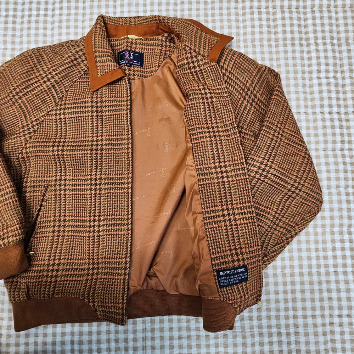 PGA 골프 울100 집업점퍼 남자100 상품이미지5