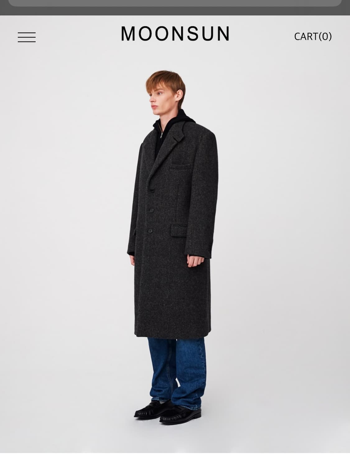 (L) 문선 트위드 코트 상품이미지1