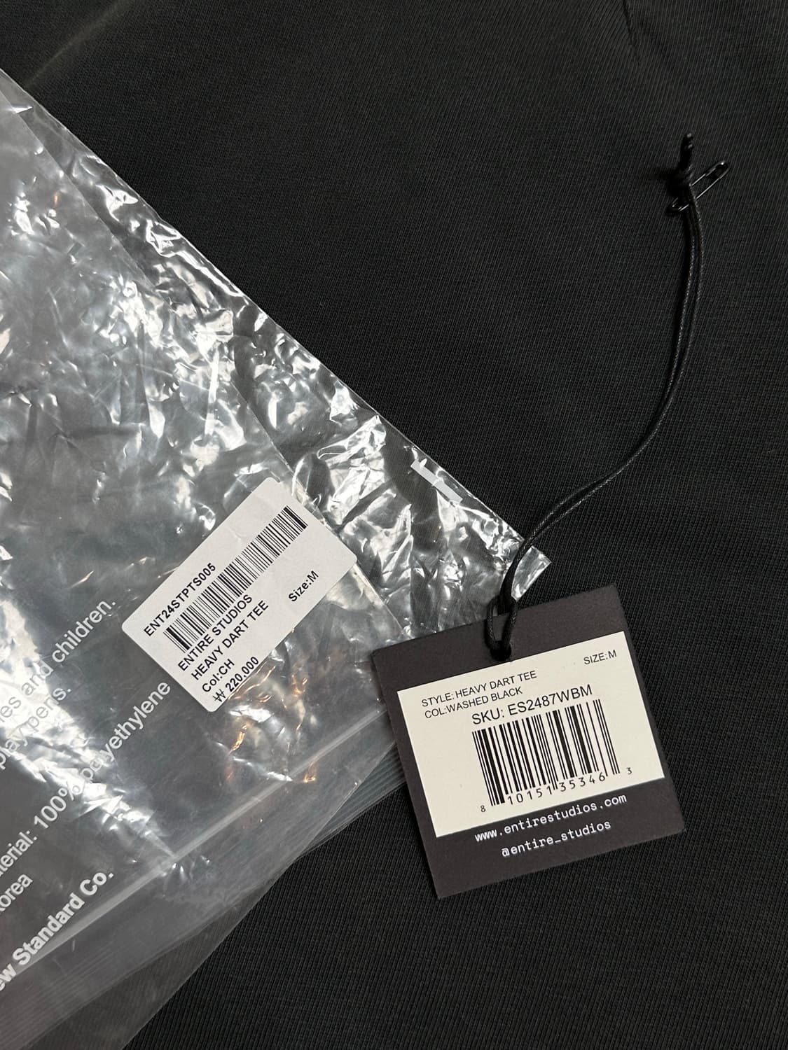 [M] 엔타이어 스튜디오 헤비 다트 티 상품이미지7