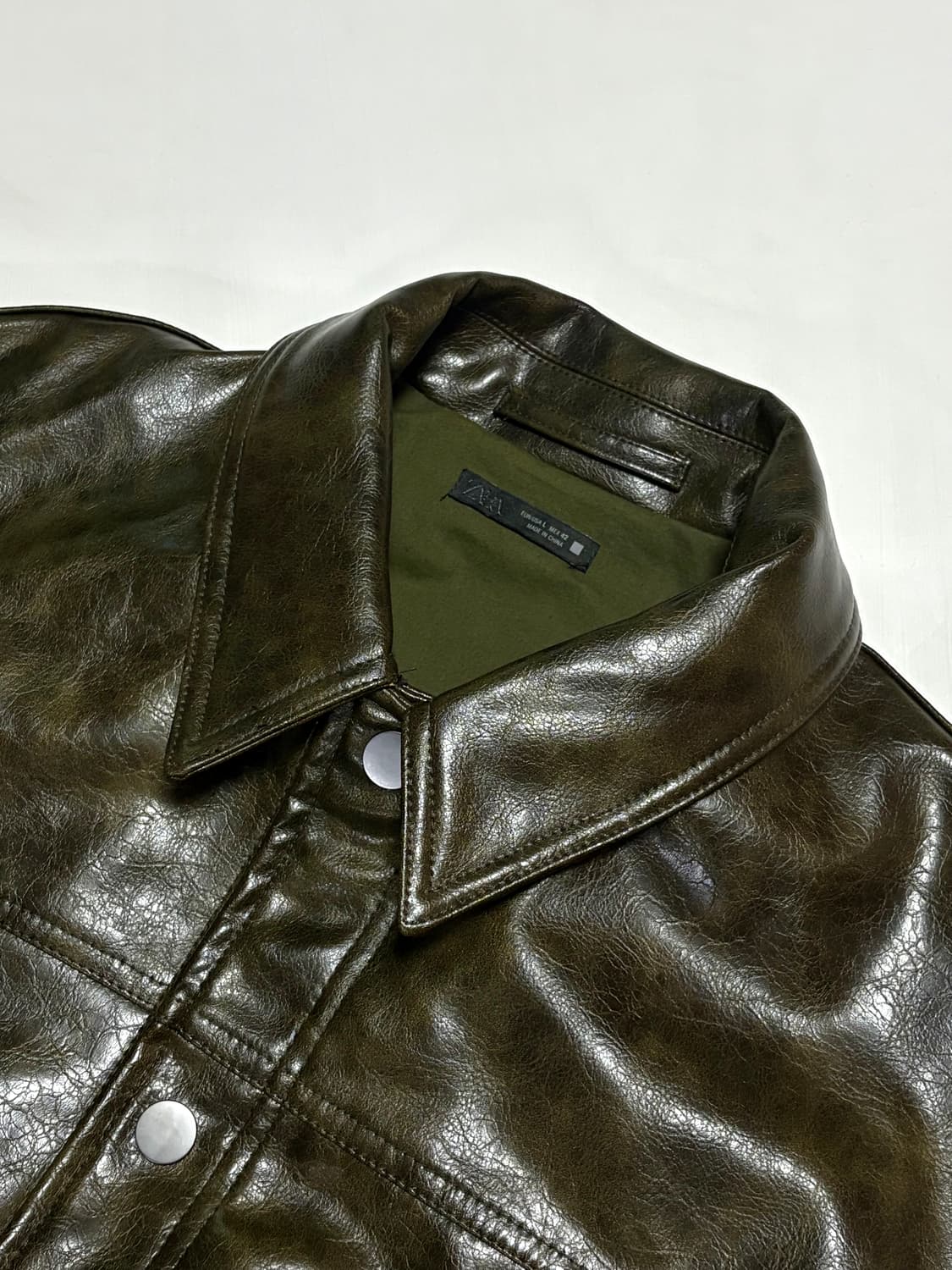 ZARA 자라 페이크 레더자켓 상품이미지6